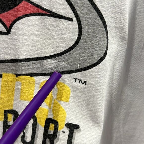 🔥🔥 Vintage PITTSBURGH STEELERS 1996 NFL Helmet Graphic Tee - RARE - Sz Lg - EU - Picture 8 of 8